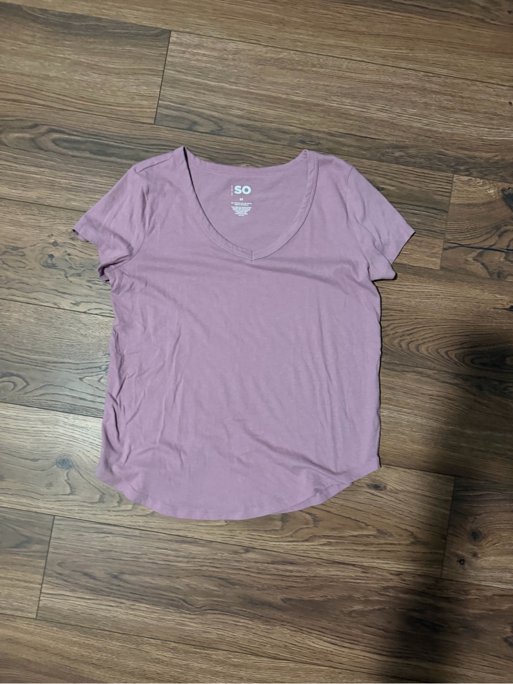 SO Women's V-Neck Short Sleeve Tee